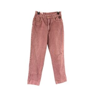 Robe Di Kappa Vintage High Waisted Jeans Faded Red Straight Leg Womens 28in